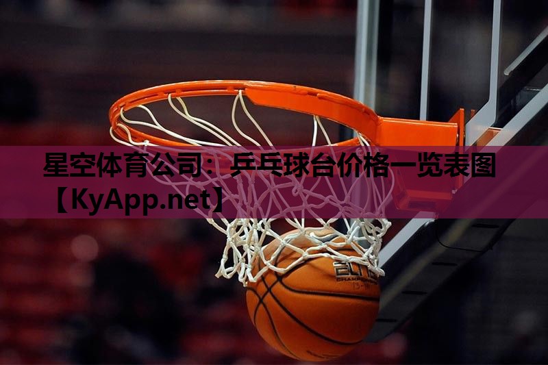 星空体育公司：乒乓球台价格一览表图